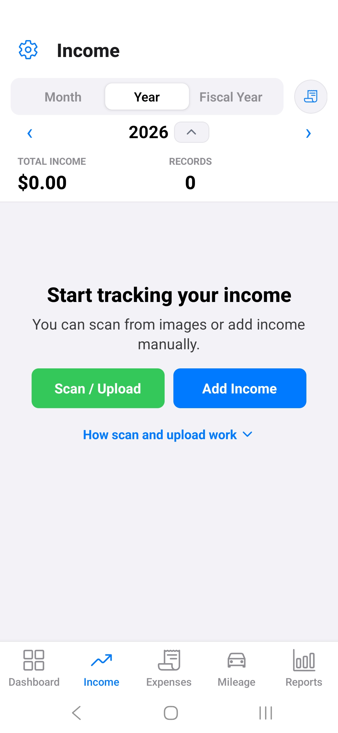 Track income in MapleLedger